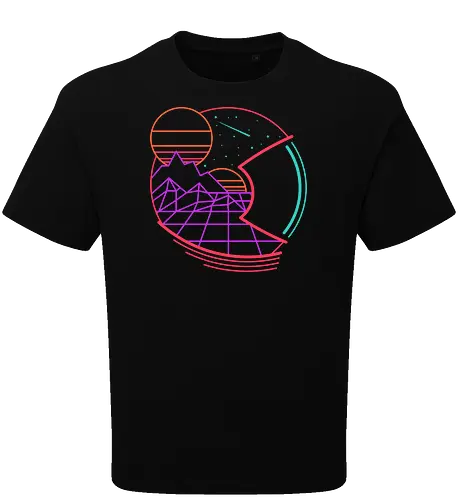 Space Adventure in 80s Retrowave Style 