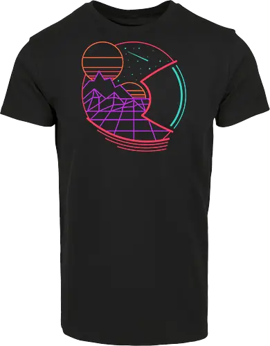 Space Adventure in 80s Retrowave Style 