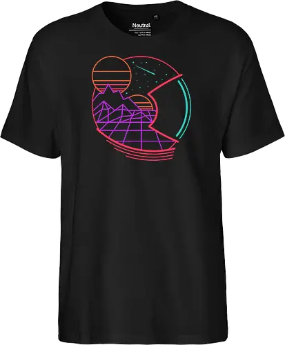 Space Adventure in 80s Retrowave Style 