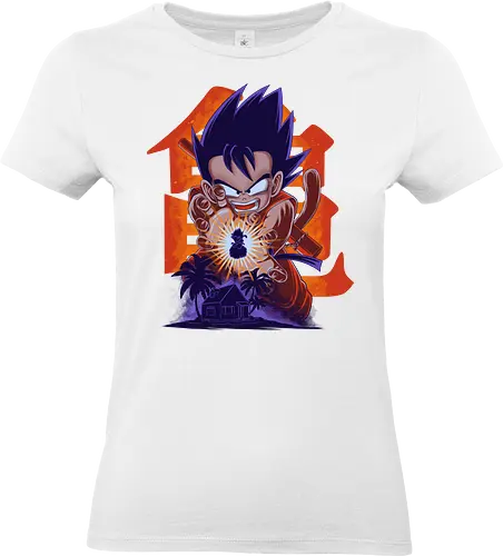 Saiyan Kid - Dragon, goku, anime, saiyan - Standard T-Shirt (Women)