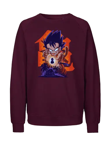 Saiyan Kid - Dragon, goku, anime, saiyan - Fairtrade Sweatshirt