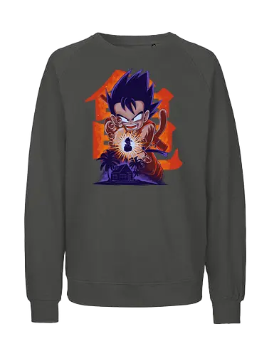 Saiyan Kid - Dragon, goku, anime, saiyan - Fairtrade Sweatshirt