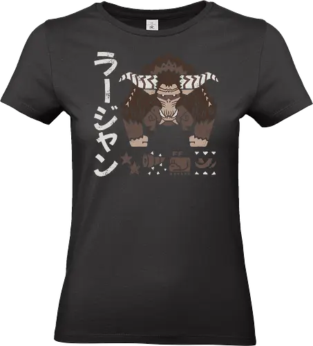 Gold lion - monster, hunter, hunting, rajang - Standard T-Shirt (Women)