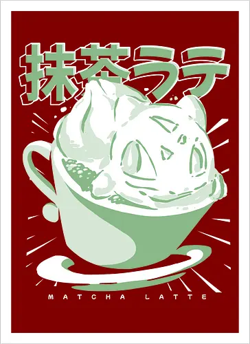 Matchasaur Latte