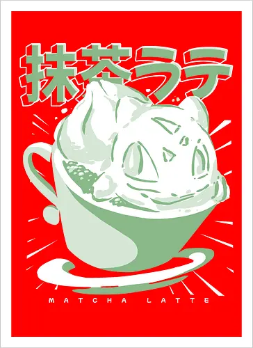 Matchasaur Latte