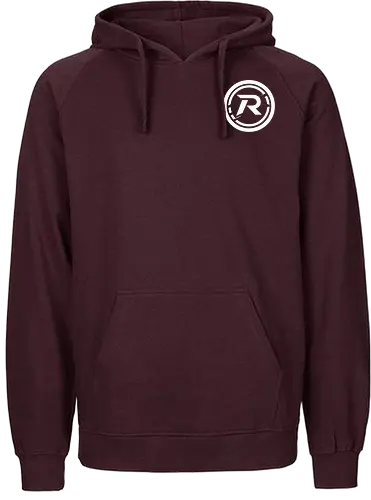 Logo White Small - Fairtrade Hoodie