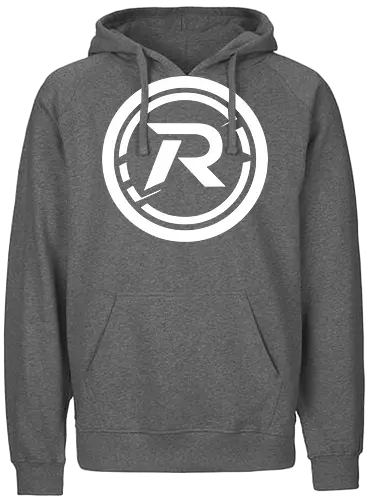 Logo Big white - Fairtrade Hoodie