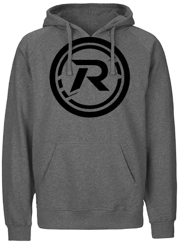 Logo Big schwarz - Fairtrade Hoodie