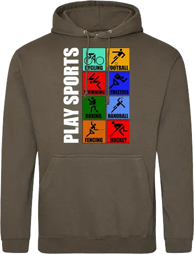 Play Sports Health Vintage Art