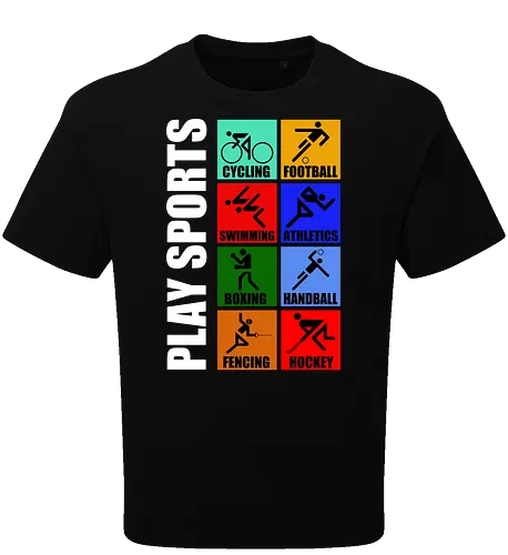 Play Sports Health Vintage Art