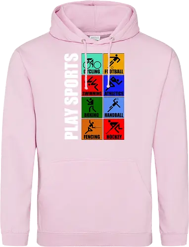 Play Sports Health Vintage Art