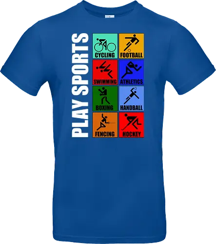 Play Sports Health Vintage Art
