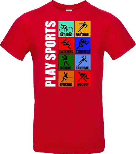 Play Sports Health Vintage Art