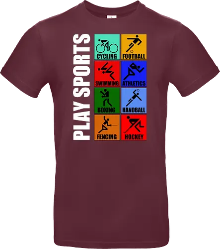 Play Sports Health Vintage Art