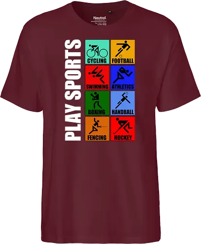 Play Sports Health Vintage Art