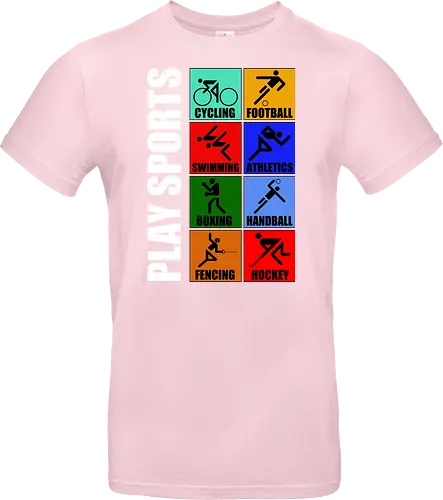 Play Sports Health Vintage Art