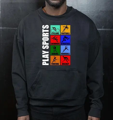 Play Sports Health Vintage Art