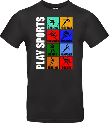Play Sports Health Vintage Art