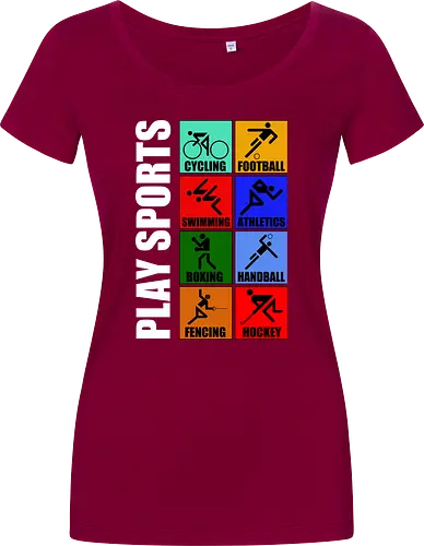 Play Sports Health Vintage Art