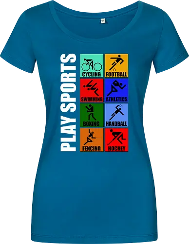 Play Sports Health Vintage Art