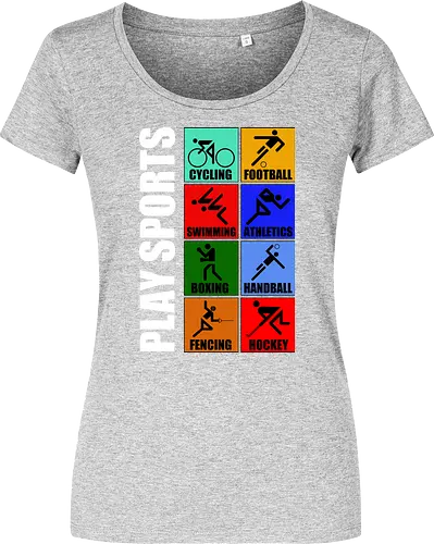 Play Sports Health Vintage Art