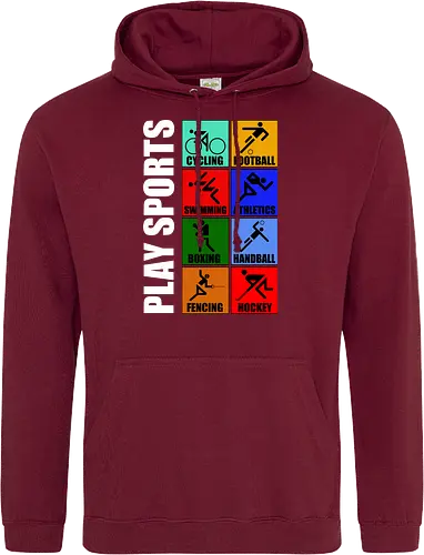 Play Sports Health Vintage Art