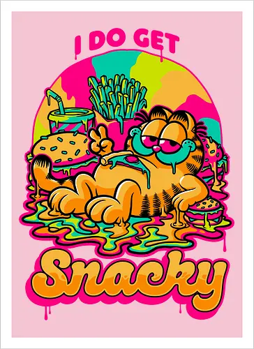 Cat Psychedelic Food Trip