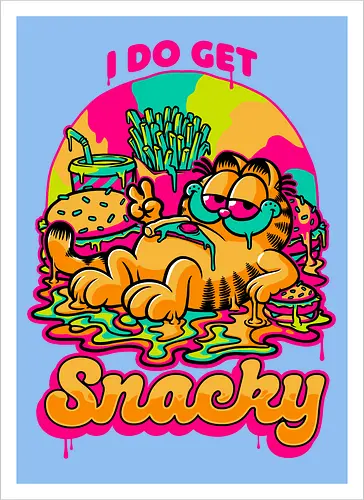 Cat Psychedelic Food Trip
