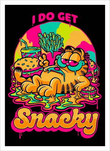 Cat Psychedelic Food Trip