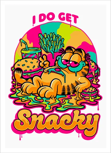 Cat Psychedelic Food Trip