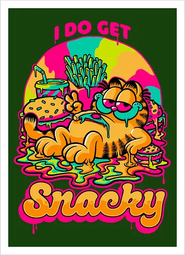 Cat Psychedelic Food Trip
