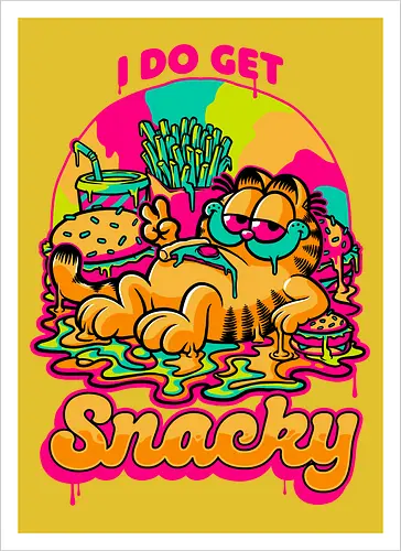Cat Psychedelic Food Trip