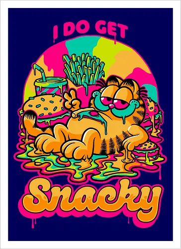 Cat Psychedelic Food Trip