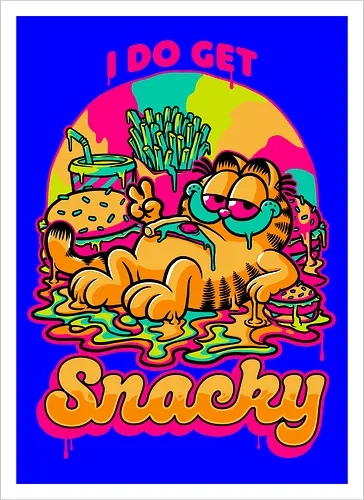 Cat Psychedelic Food Trip