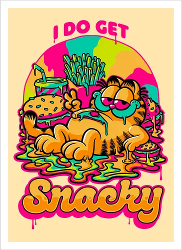 Cat Psychedelic Food Trip