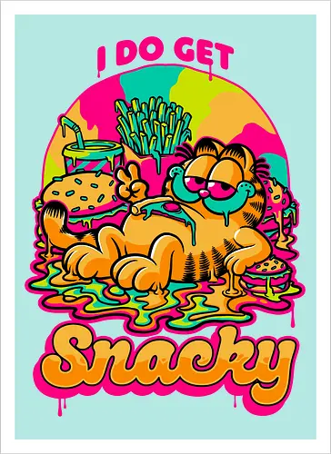 Cat Psychedelic Food Trip