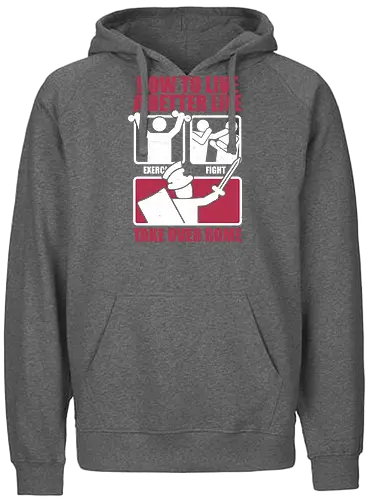 How To Take Rome - Historical, History, Daily, Routine, Revolution, War, Rome, Roman Empire, Roman, Gladiator, Warrior, Fighter, Routine, Trained, Training, Exercise, Punch, Fighting, Fight, Comics, Comic, Information, Infographic, Sparta, Spartacus - Fairtrade Hoodie