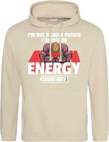 I'm not a couch potato, I'm just on energy saving mode