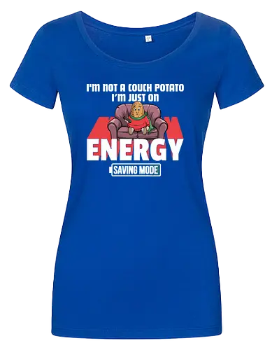 I'm not a couch potato, I'm just on energy saving mode
