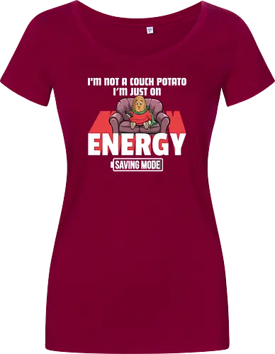 I'm not a couch potato, I'm just on energy saving mode