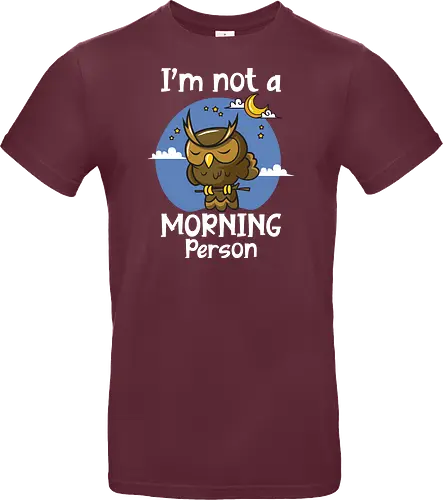 I'm not a morning person