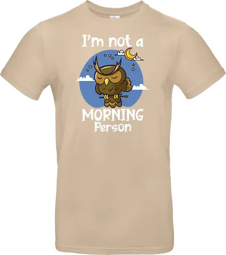 I'm not a morning person