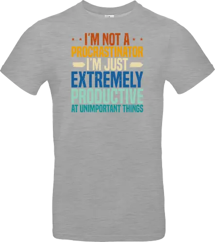I'M NOT A PROCRASTINATOR, I'M EXTREMELY PRODUCTIVE AT UNIMPORTANT THINGS