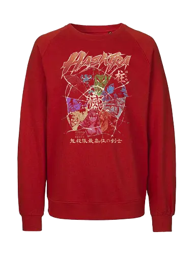 Hashira - 9 Pillars - Slayer, kimetsu no yaiba, hashira, 9 pillars, mitsuri, rengoku, giyu, gyomei himejima, tokito, sanemi shinazugawa, obanai iguro, tengan uzui, shinobu - Fairtrade Sweatshirt