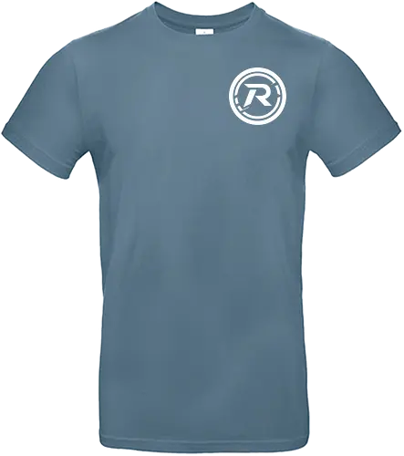 Front Logo white, Back: Katze - Standard T-Shirt