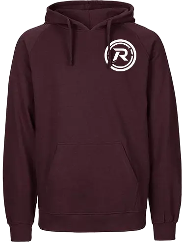 Front Logo white, Back: Katze - Fairtrade Hoodie