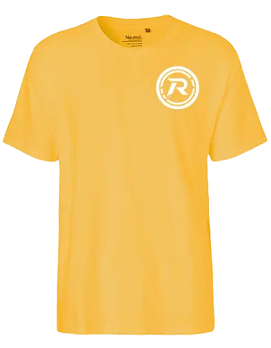 Front Logo white, Back: Katze - Fairtrade T-Shirt