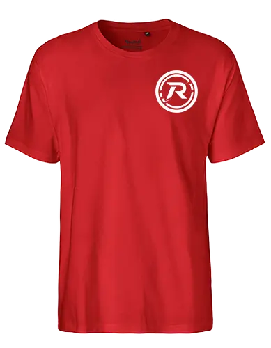 Front Logo white, Back: Katze - Fairtrade T-Shirt