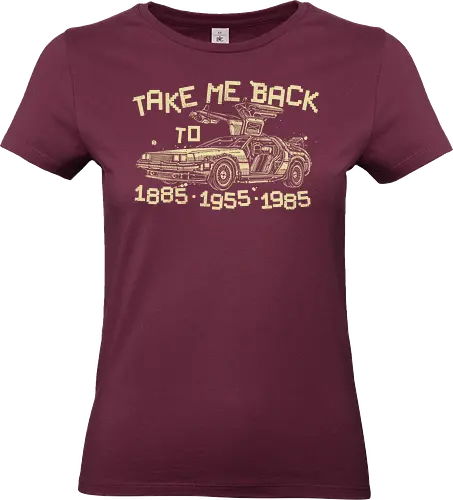 Take me back - Movie, cars, retro, time travel, space, science fiction, adventure - Standard T-Shirt (Women)