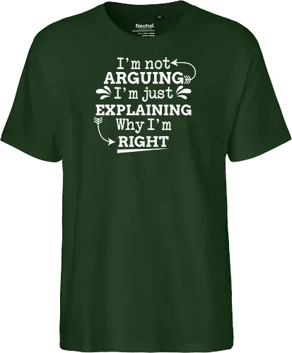 I'm not ARGUING. I'm just EXPLAINING. Why I'm RIGHT
